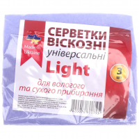 Серветки віскозні універсальні Light (1 упаковках, 3 шт)