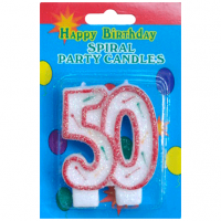 Свічка для торта ювілейна 50 років