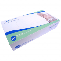 Рукавички вінілові прозорі Care365 Premium (1 пачка, 100 шт) розмір XL