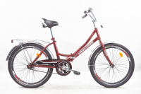 Велосипед Crossride Folder 24 коричневий